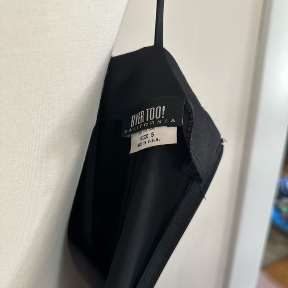 Vintage 90s Y2K Homecoming Dress Black Sparkle Prom Formal Sz XS Whimsygoth - Picture 7 of 11